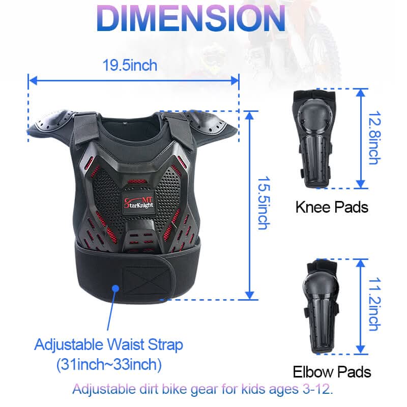 dimension of the black suit