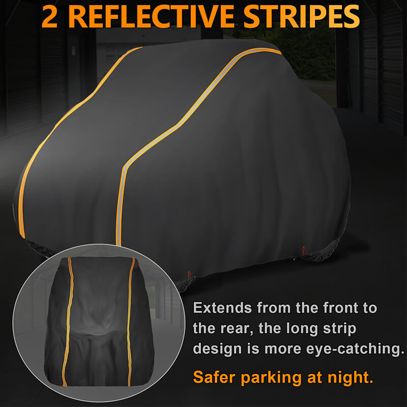 reflective stripes cover make safer at night
